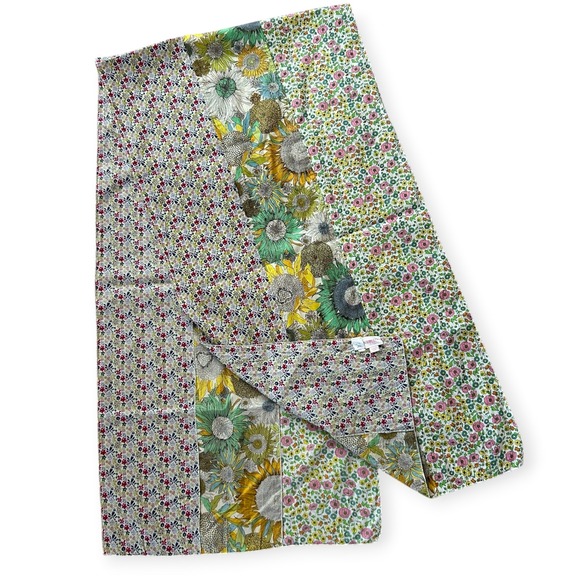 Liberty of London for Target Accessories - Liberty of London x Target Cotton Patchwork Floral Sunflower Scarf Multicolor